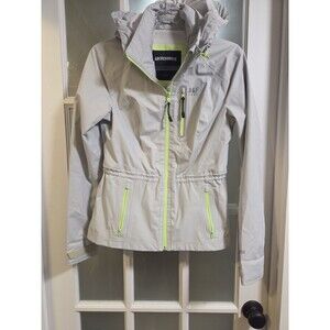 Abercrombie & Fitch Tech Jacket Light Silver Sprinf Summer Jacket Small S